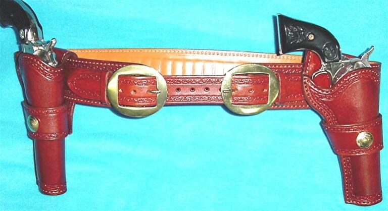 Sass Gun Belt Old West Leather Buckles Cowboy Holsters Custom Western Belts 6512